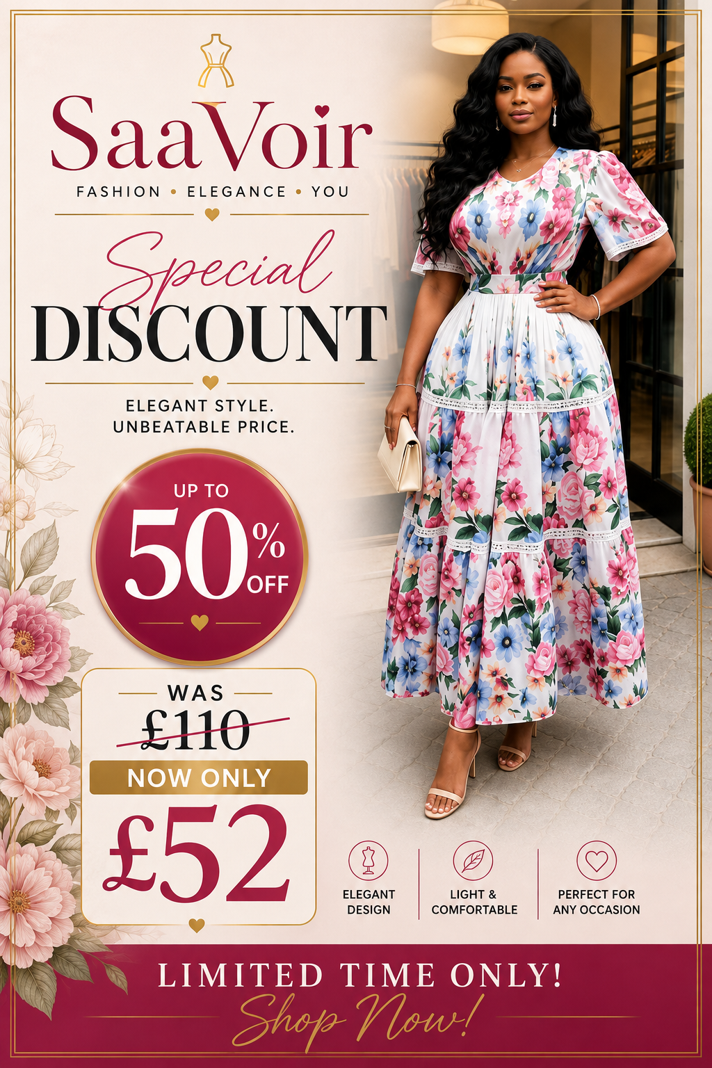 Best fit Dress in Pink - One Size fits all