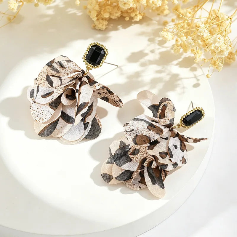 Flower earrings