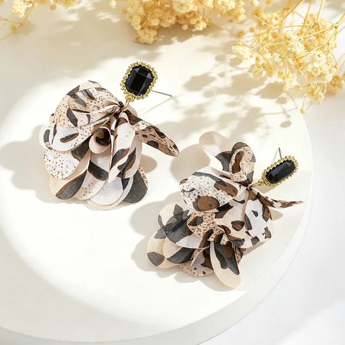 Flower earrings