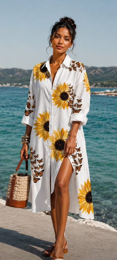 Loose Shirt sunflowers