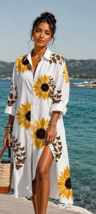 Loose Shirt sunflowers