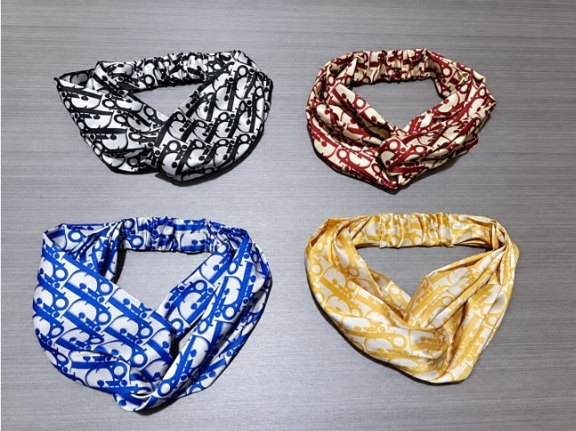 Hair band in blue