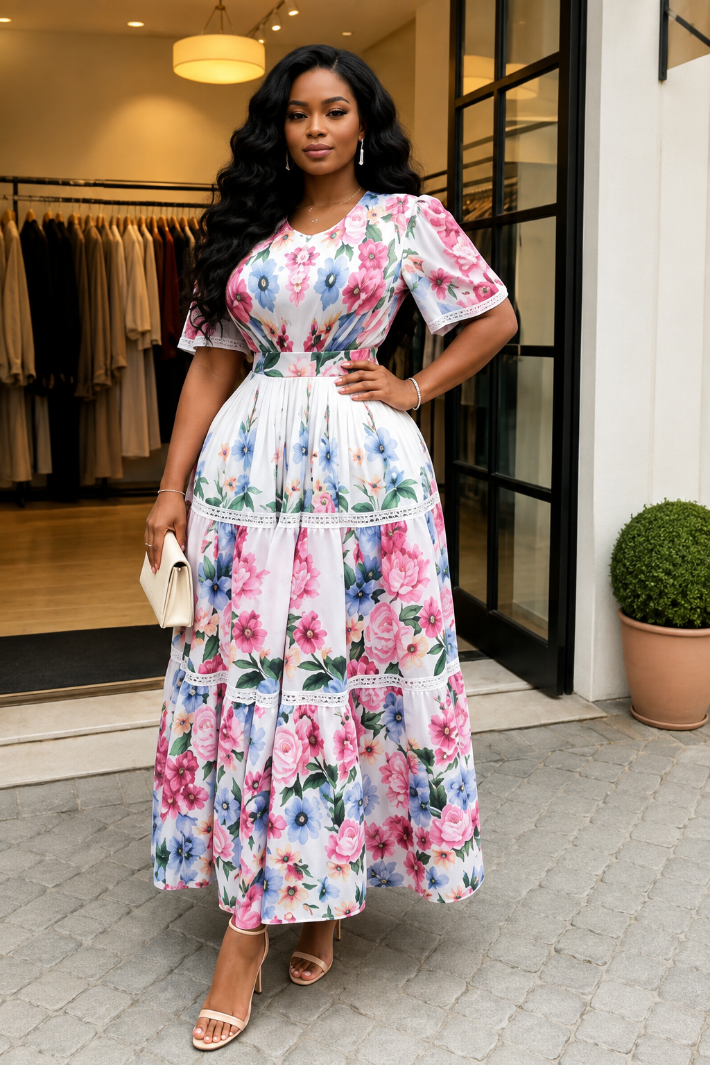 Best fit Dress in Pink - One Size fits all